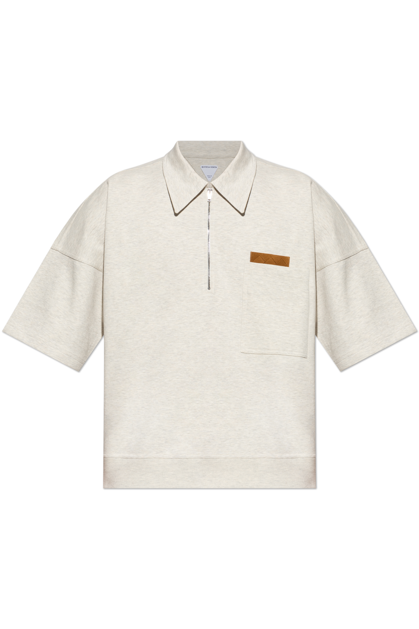 Cream Polo with pocket Bottega Veneta - Vitkac AS
